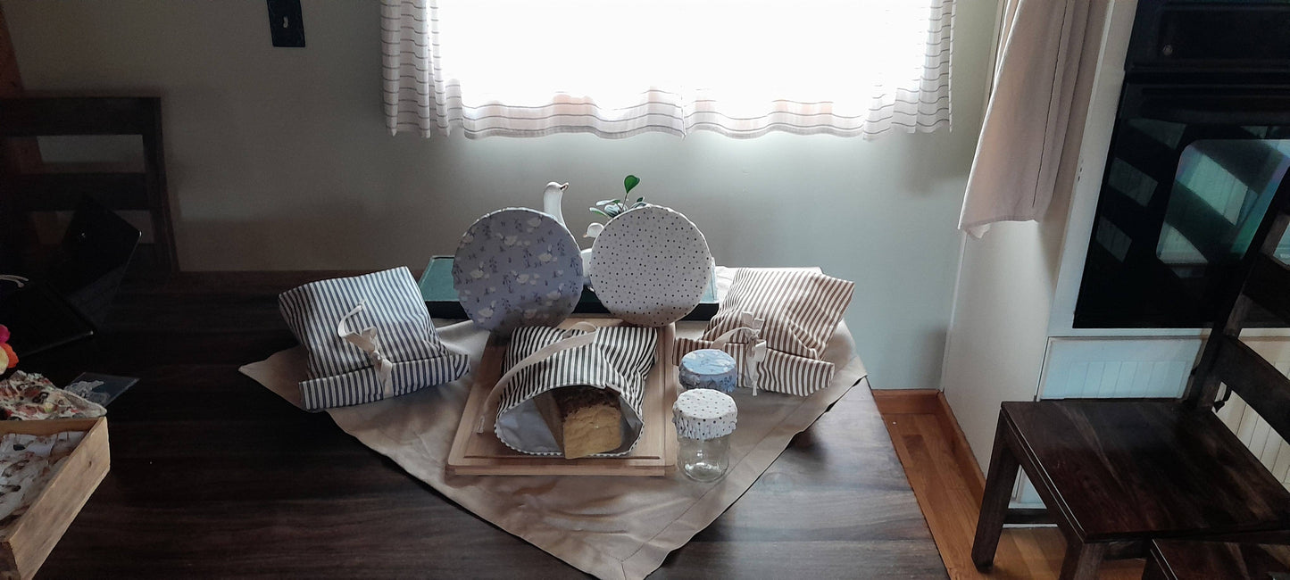 Waterproof Lined XL Bowl Cover ~ Sourdough & Food Storage