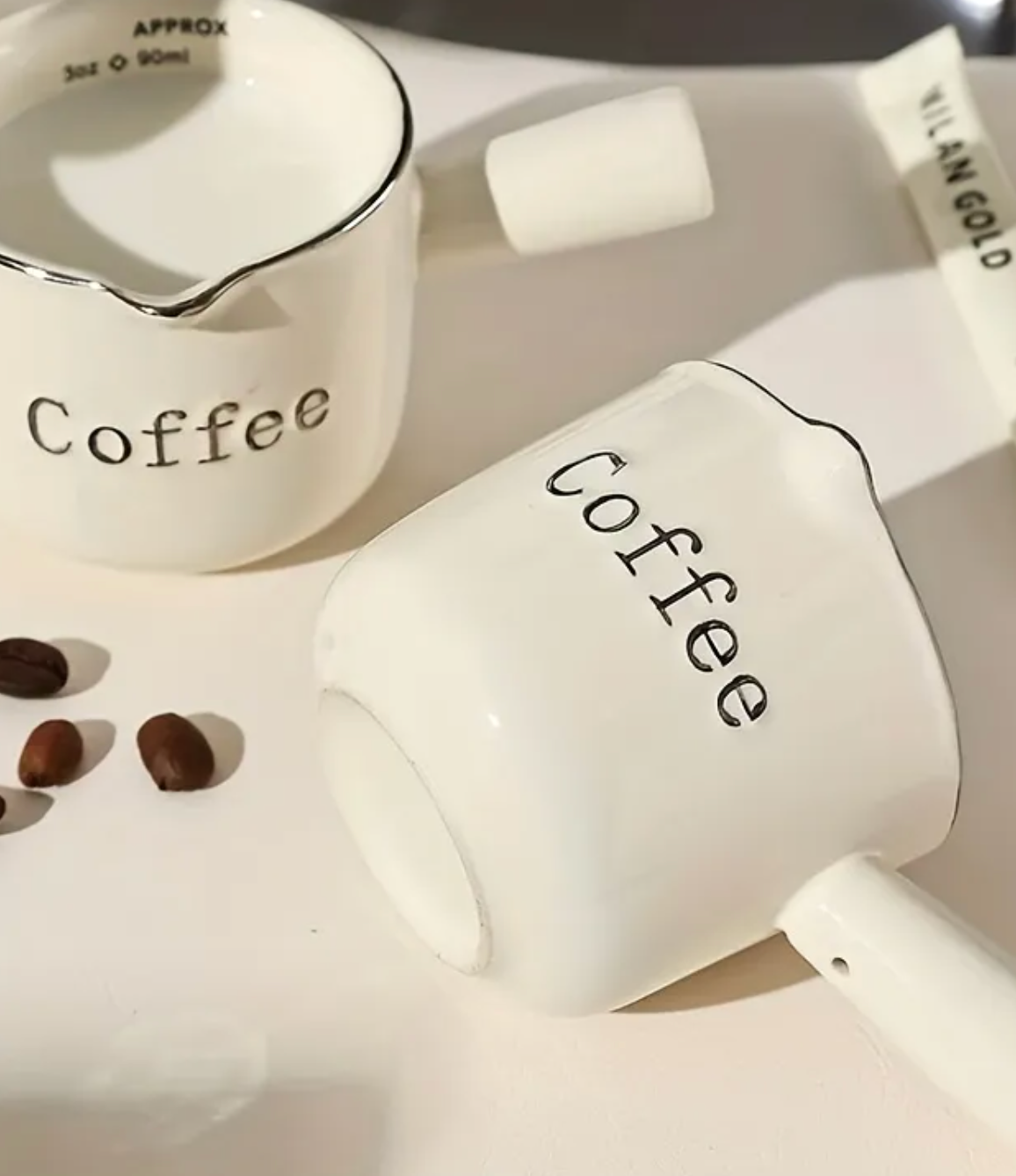 Espresso Ceramics Graduated Measuring Cup With Handle