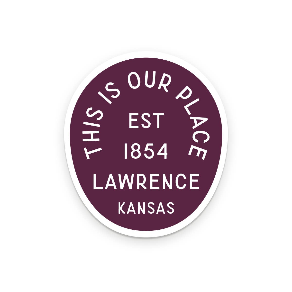 Custom Greenwood Is Our Place City Sticker