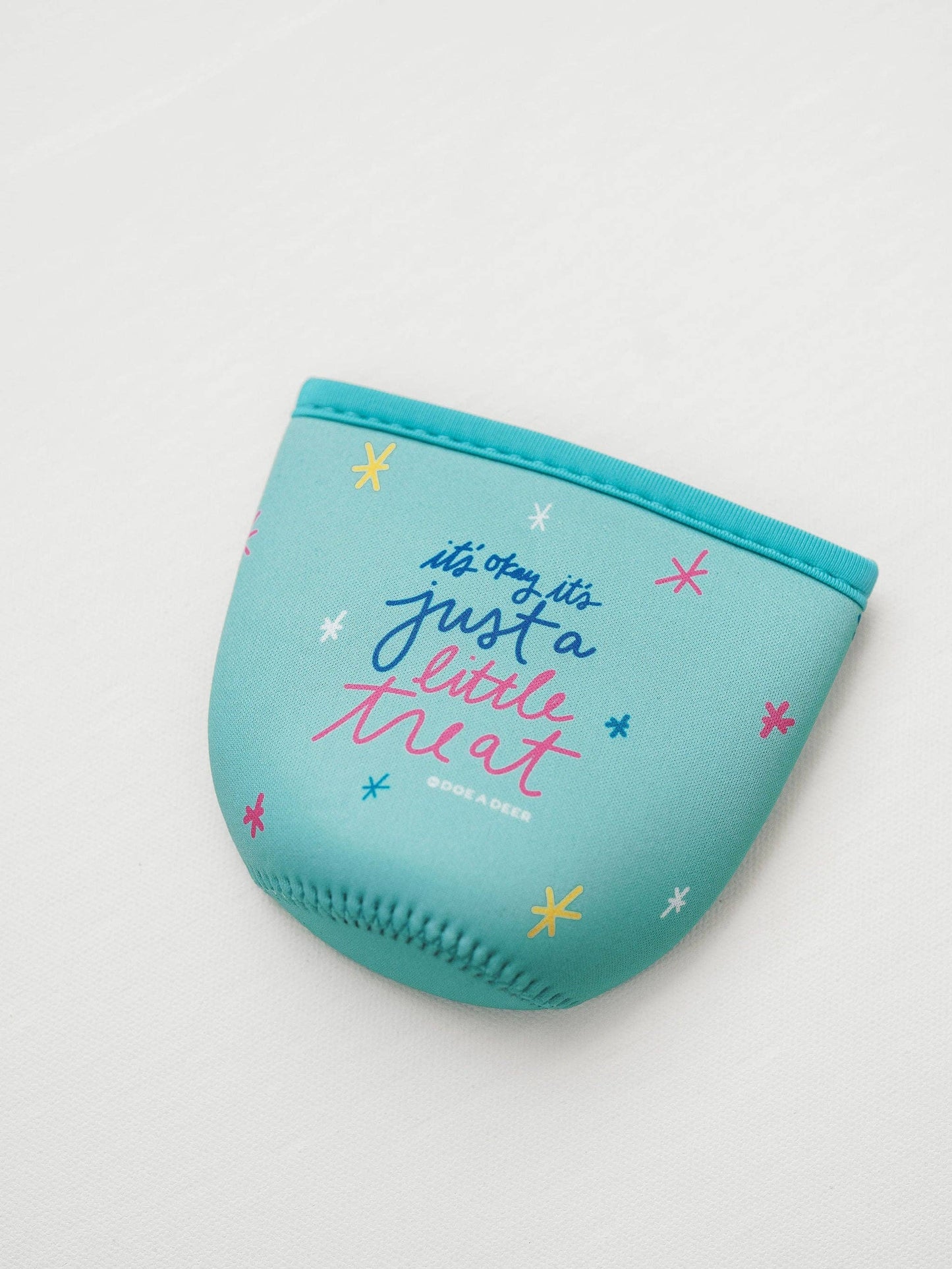 Just A Little Treat Drink Sleeve | Iced Coffee Koozie