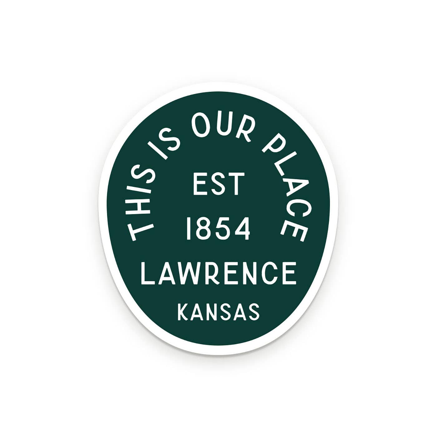 Custom Greenwood Is Our Place City Sticker