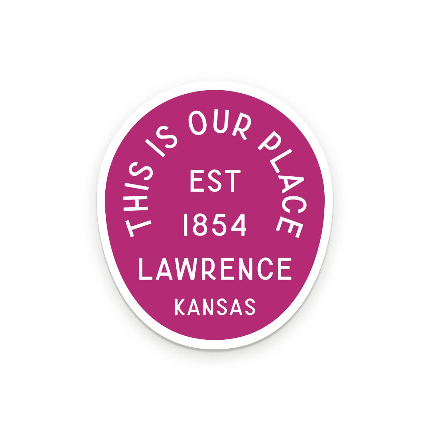 Custom Greenwood Is Our Place City Sticker