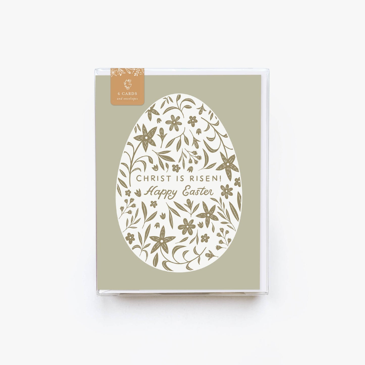 Decorative Egg Easter Card - Box of 6