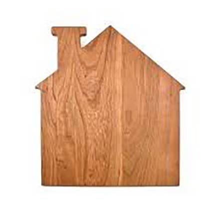 House Shaped Serving Board (Alder)