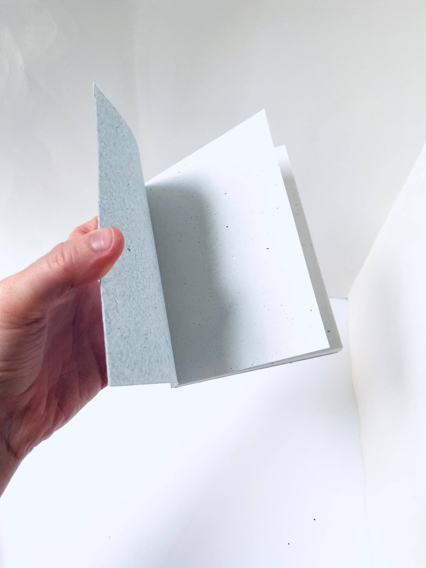 Mini Recycled Denim Confetti Notebook Eco-Friendly Paper