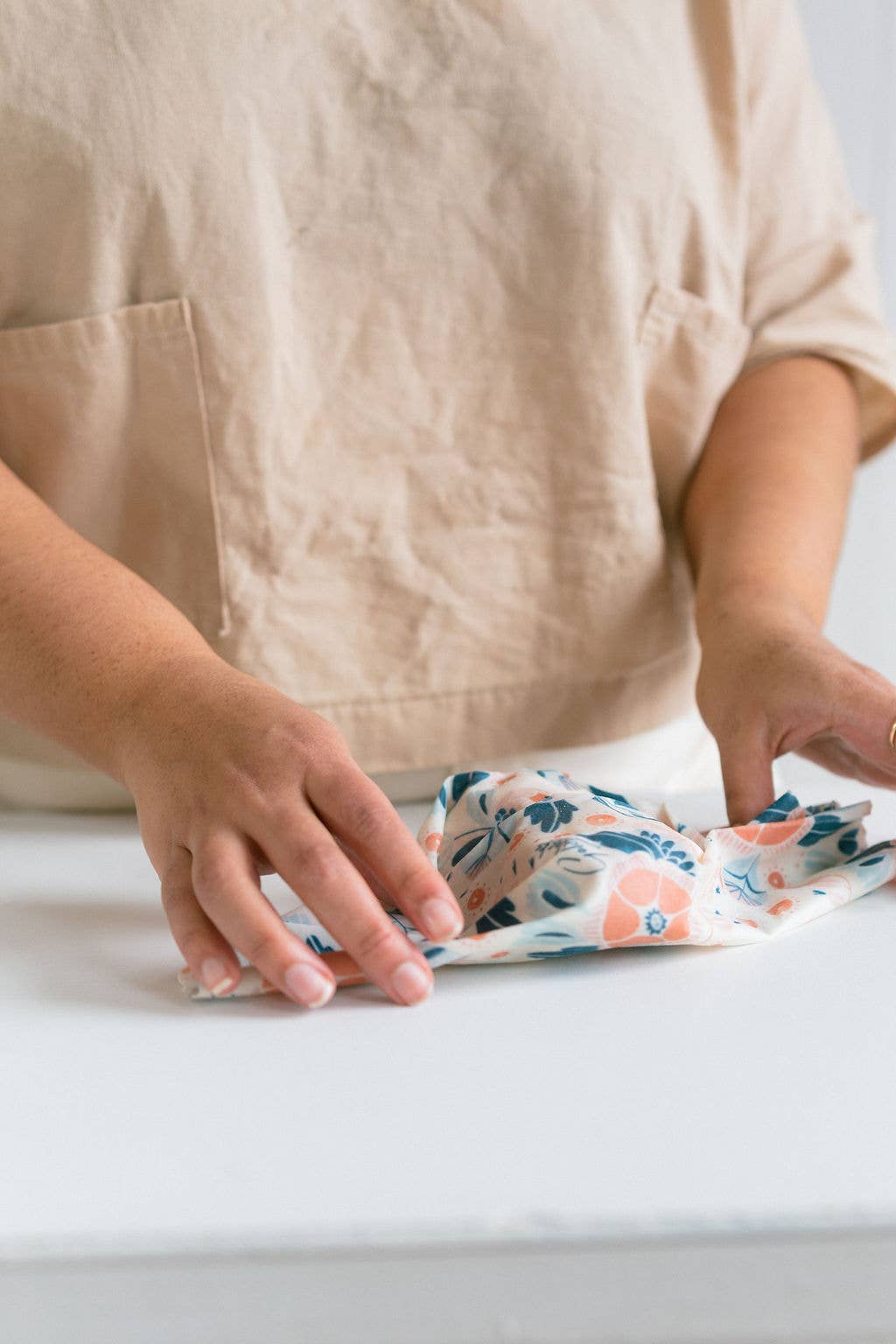 Reusable Beeswax Food Wraps: In Bloom Set of 3