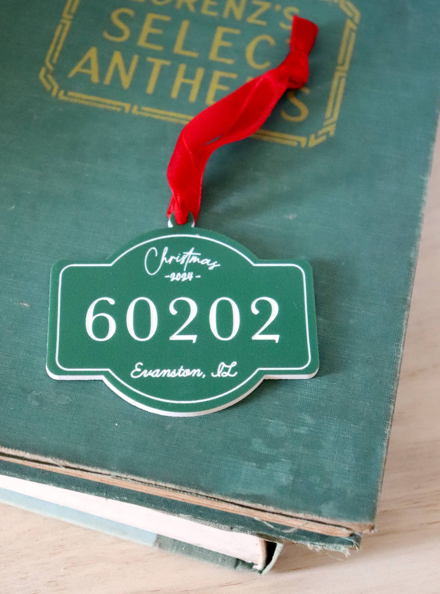 Custom Zip Code Ornament