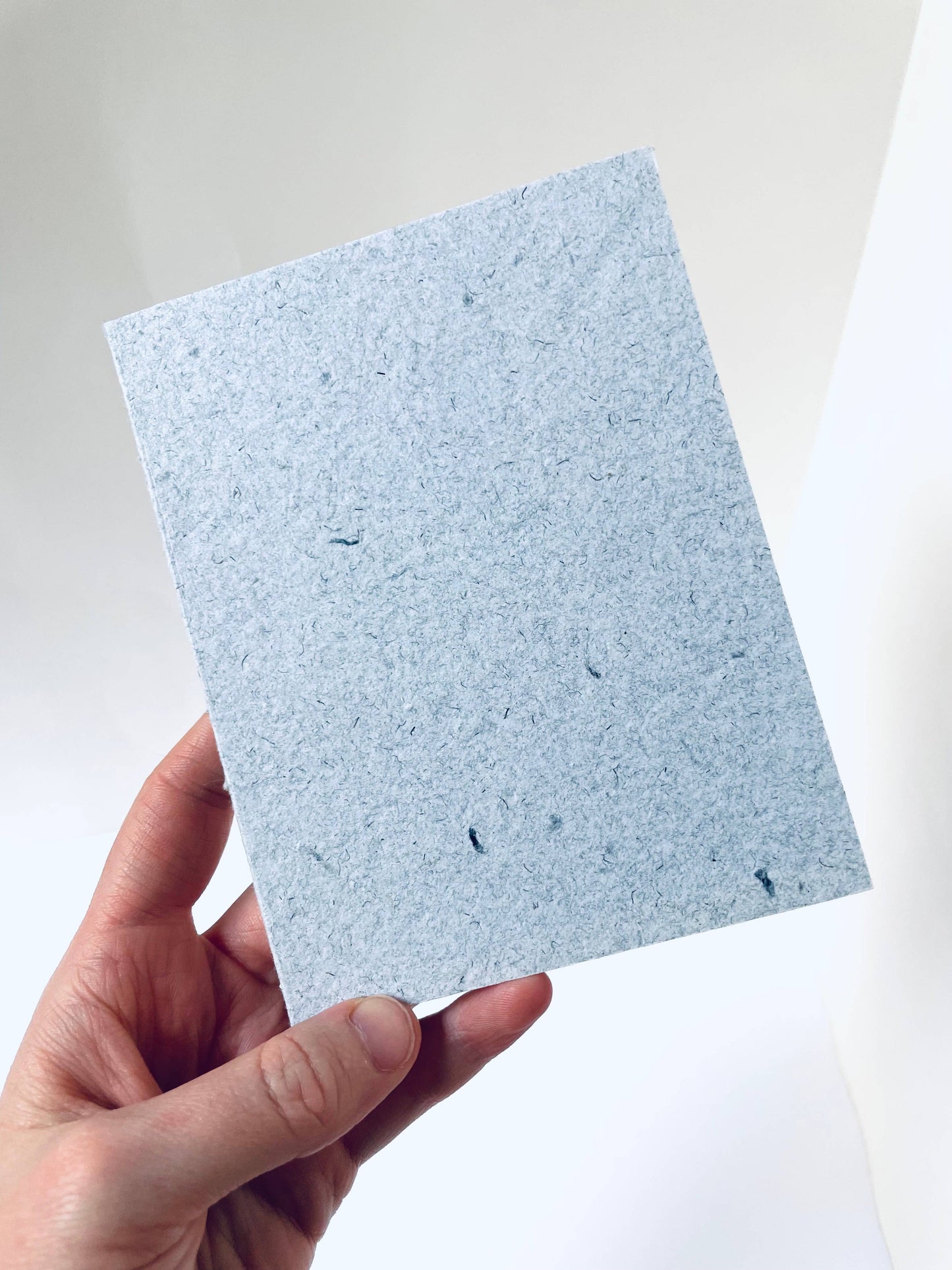 Mini Recycled Denim Confetti Notebook Eco-Friendly Paper