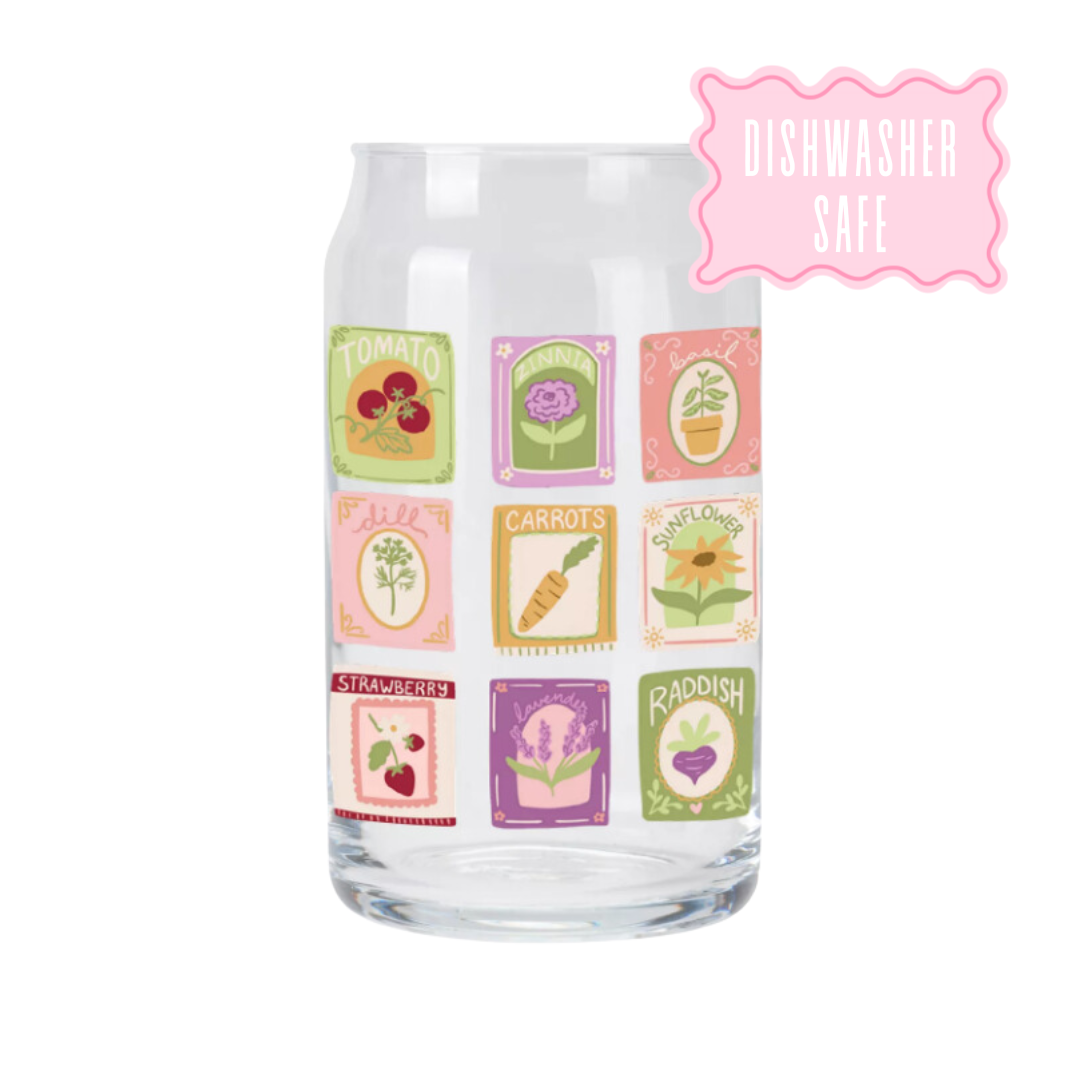 Little Seeds Libbey Glass Beer Can Iced Coffee Glass Can