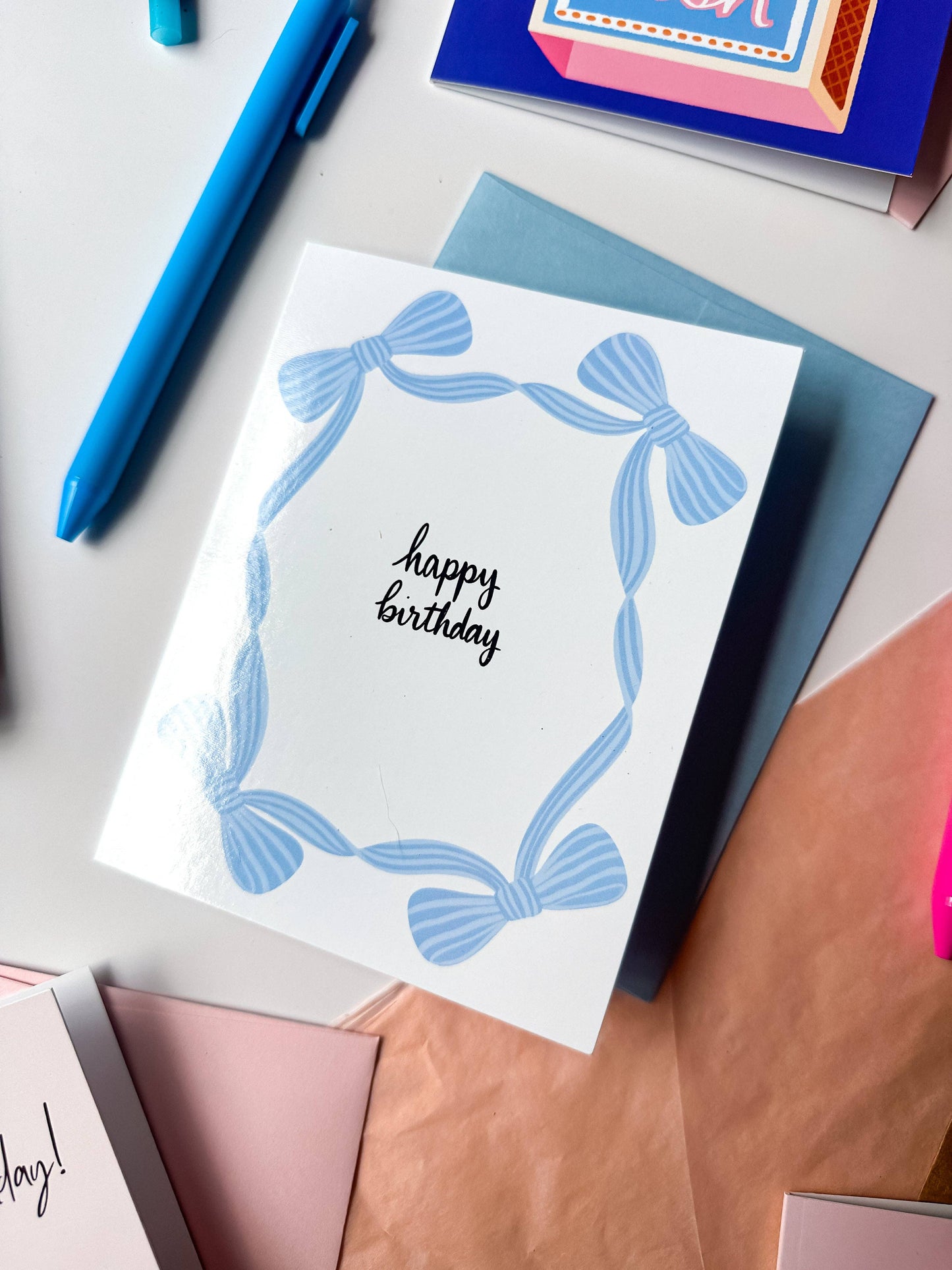 Birthday Bows - Greeting Card