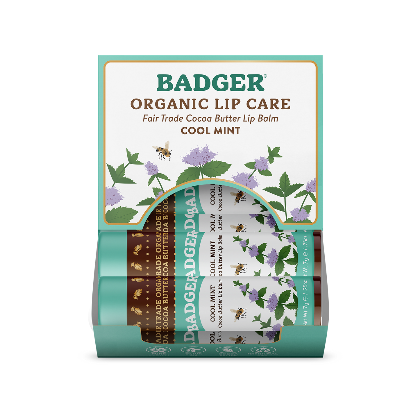 Cocoa Butter Lip Balm - Cool Mint