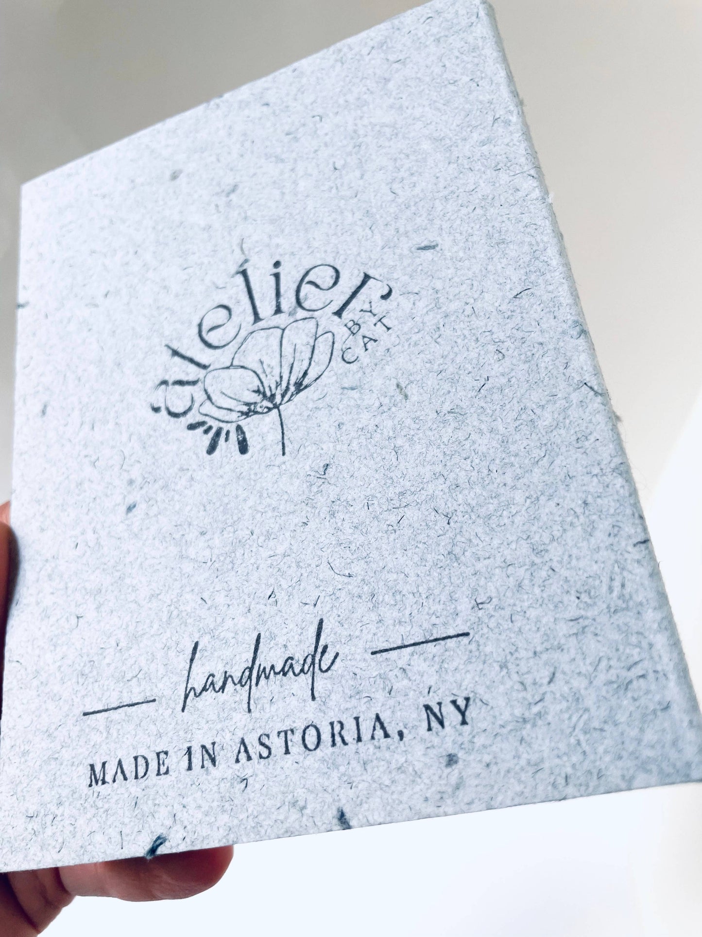 Mini Recycled Denim Confetti Notebook Eco-Friendly Paper