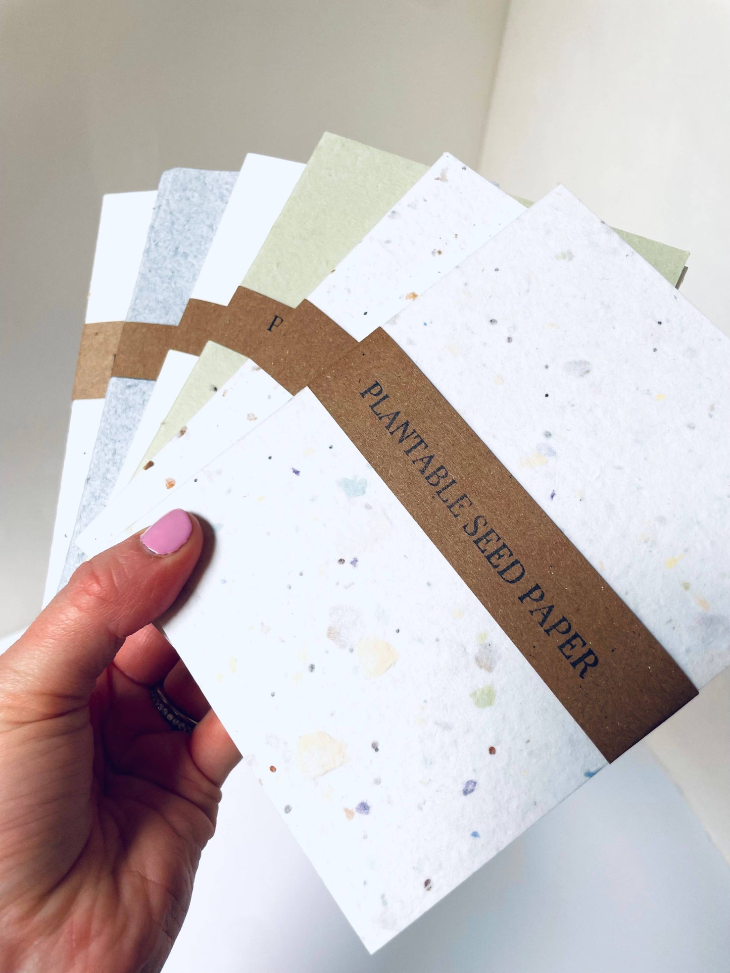 Mini Recycled Denim Confetti Notebook Eco-Friendly Paper