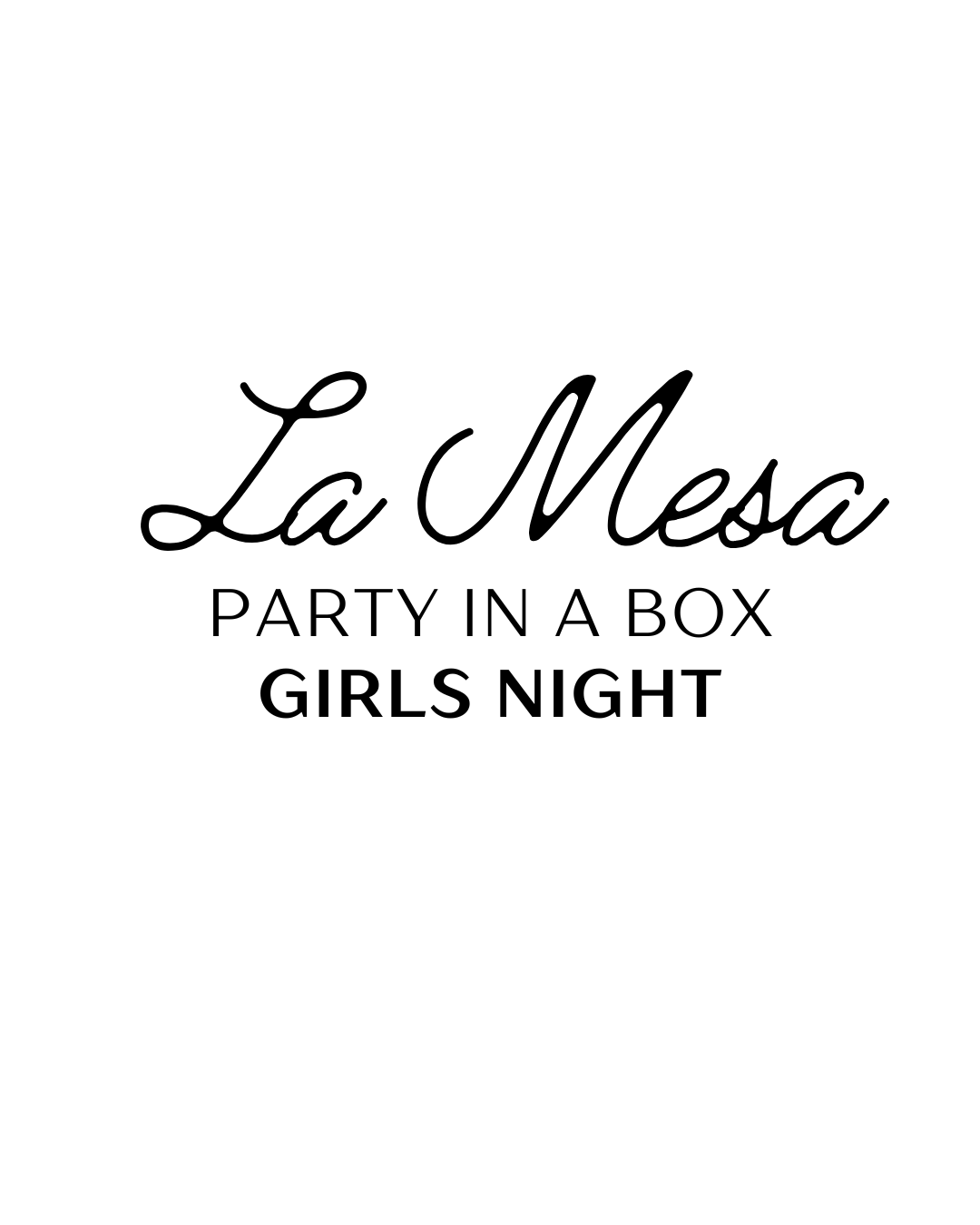 Party in a Box - Girl's Night