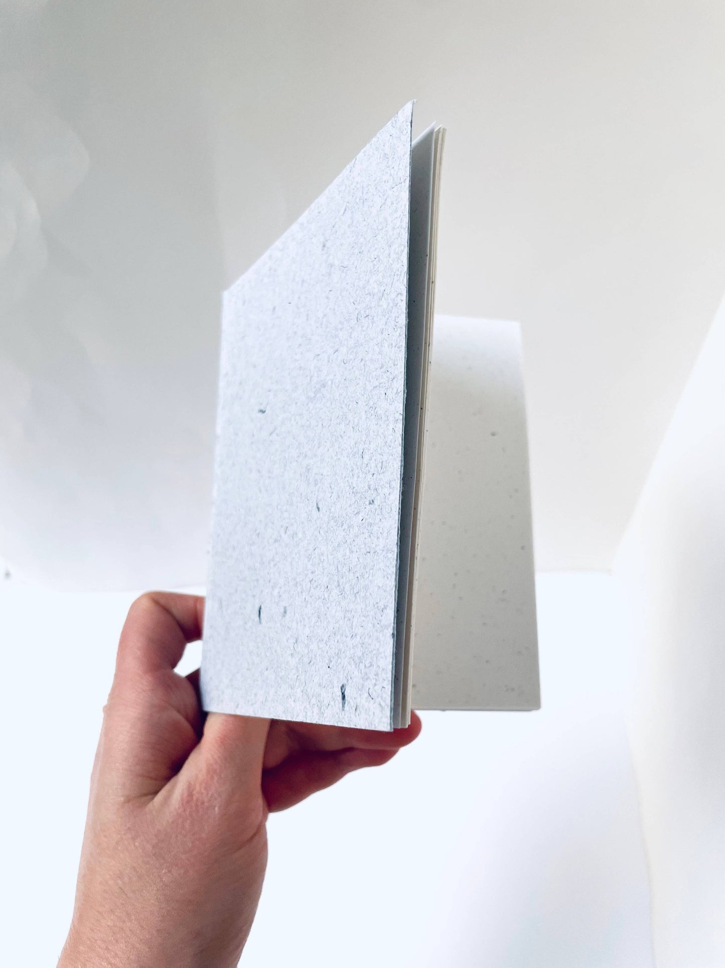 Mini Recycled Denim Confetti Notebook Eco-Friendly Paper