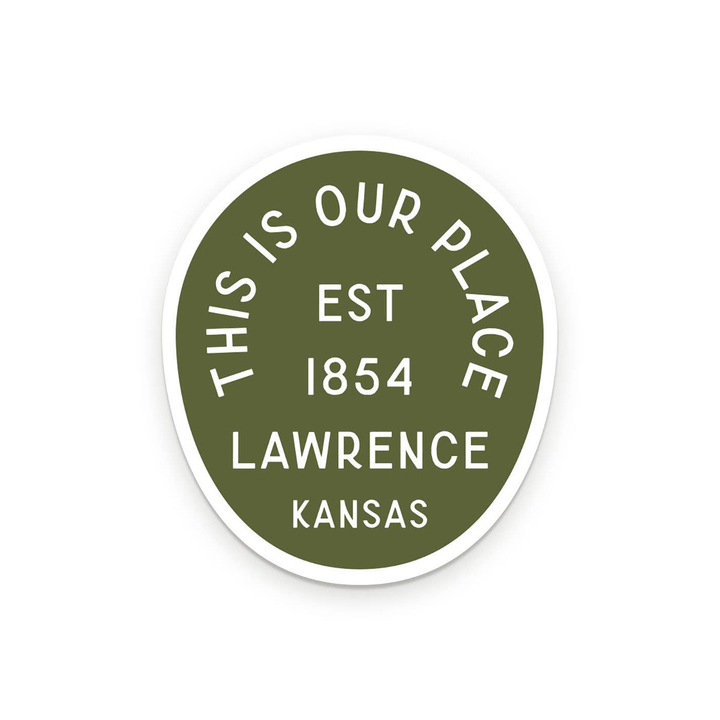 Custom Greenwood Is Our Place City Sticker