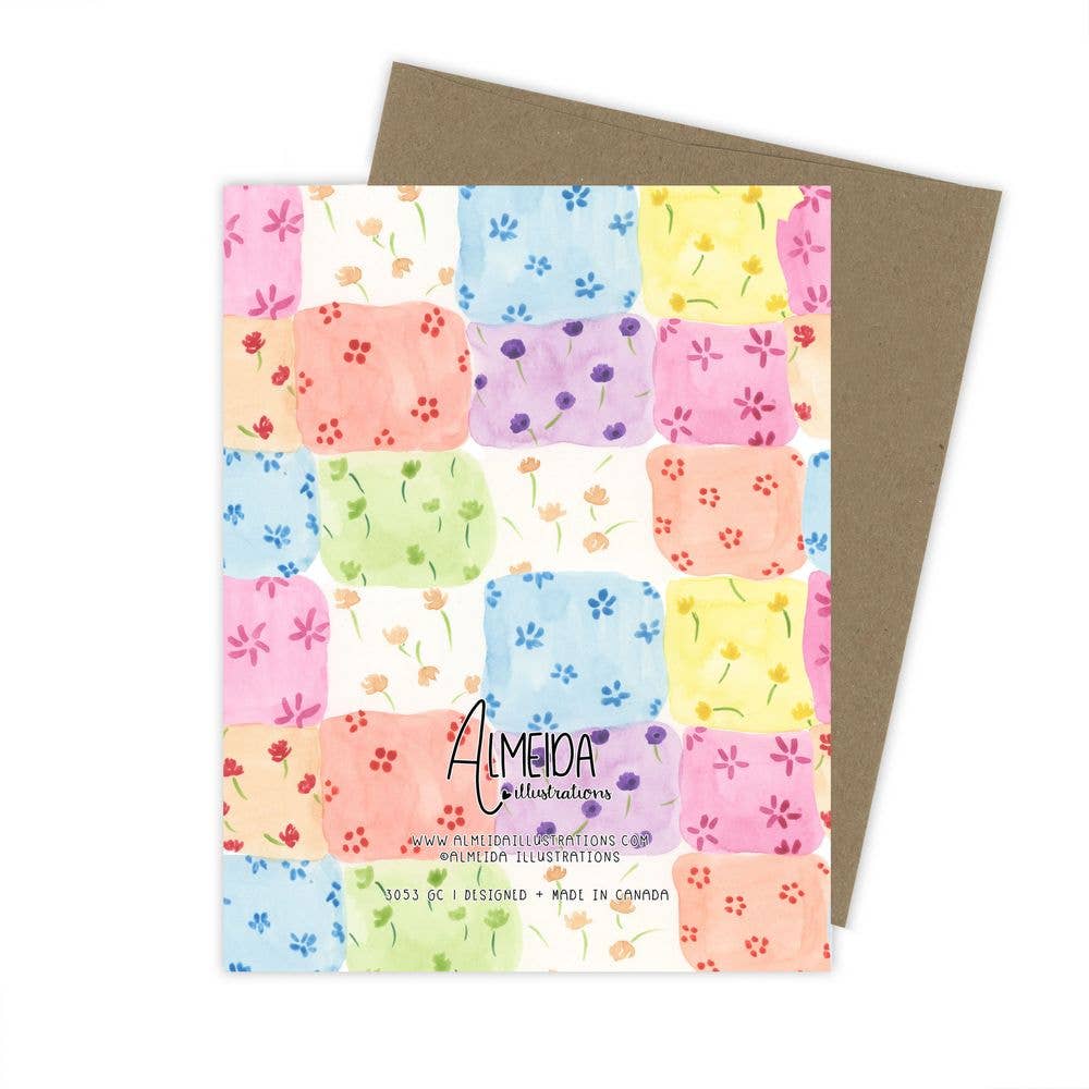 Patchwork Birthday Card | Children's Card