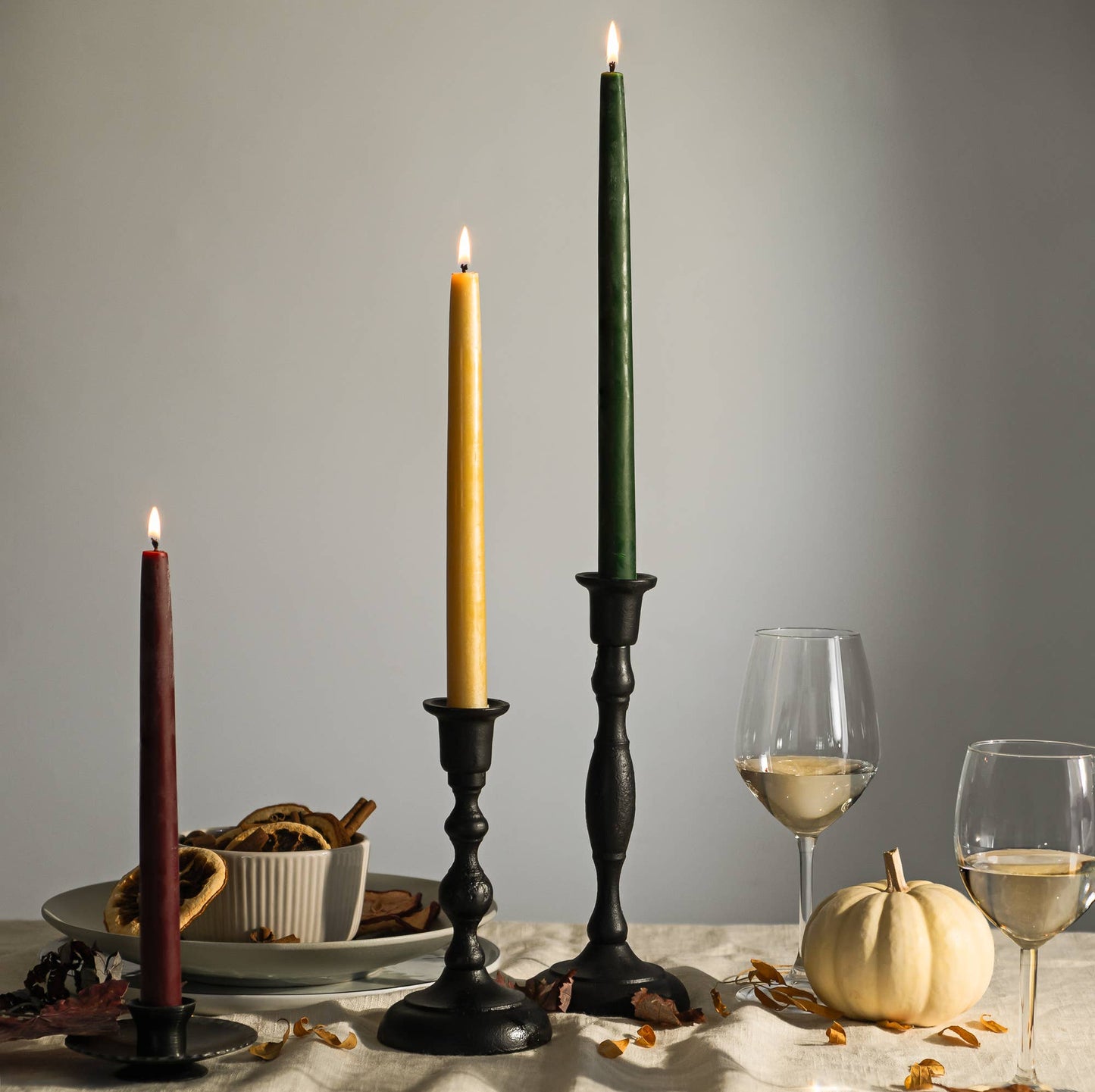 Beeswax Taper Candles - Eco-Friendly & Dripless for Holidays