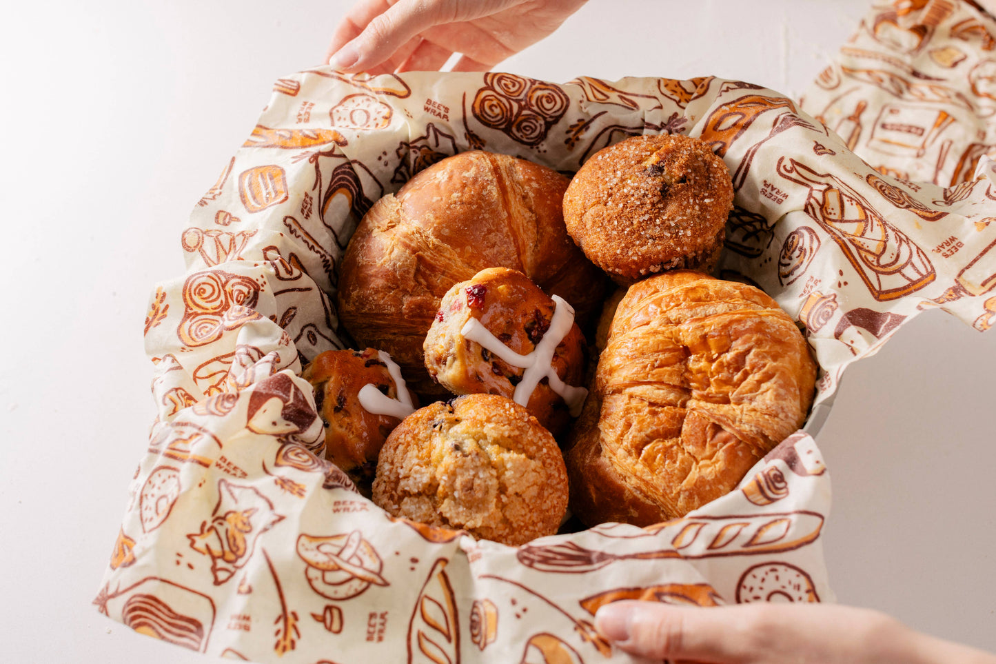 New! Bakery Lane - Bread Wrap, Seasonal Print