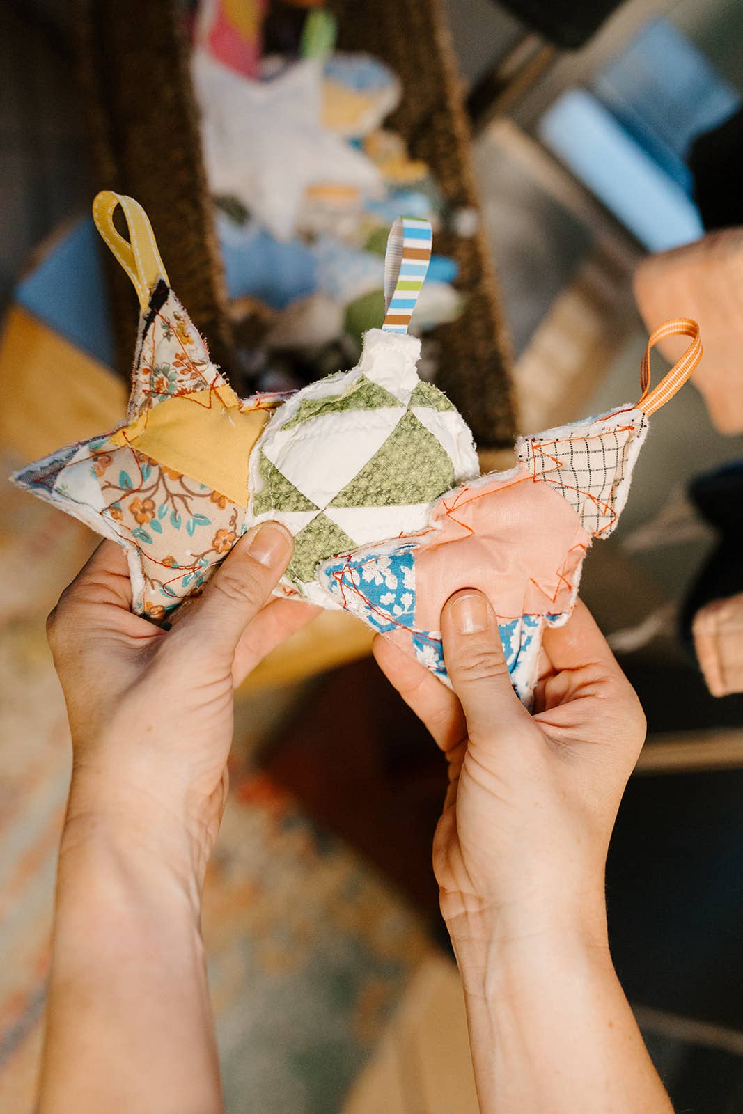 Quilt Holiday Ornaments