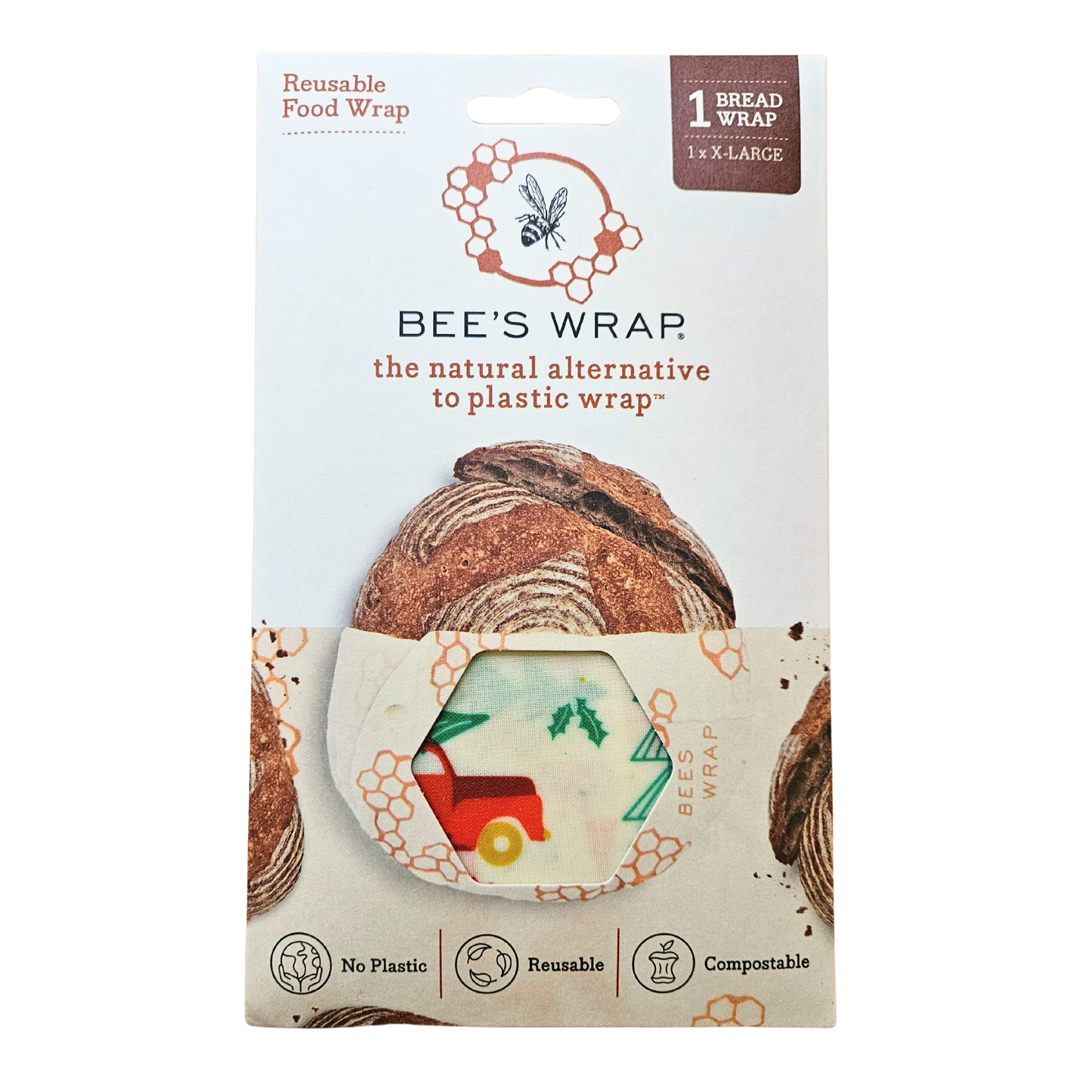 Winter Wonderland Bread Wrap, Holiday Food Wrap