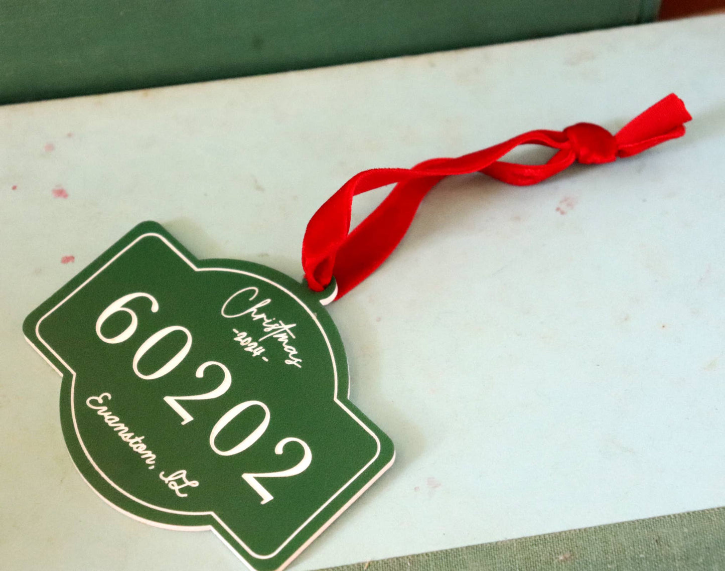 Custom Zip Code Ornament