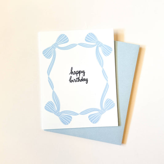 Birthday Bows - Greeting Card