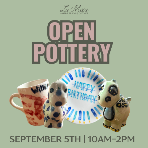 Open Pottery Painting