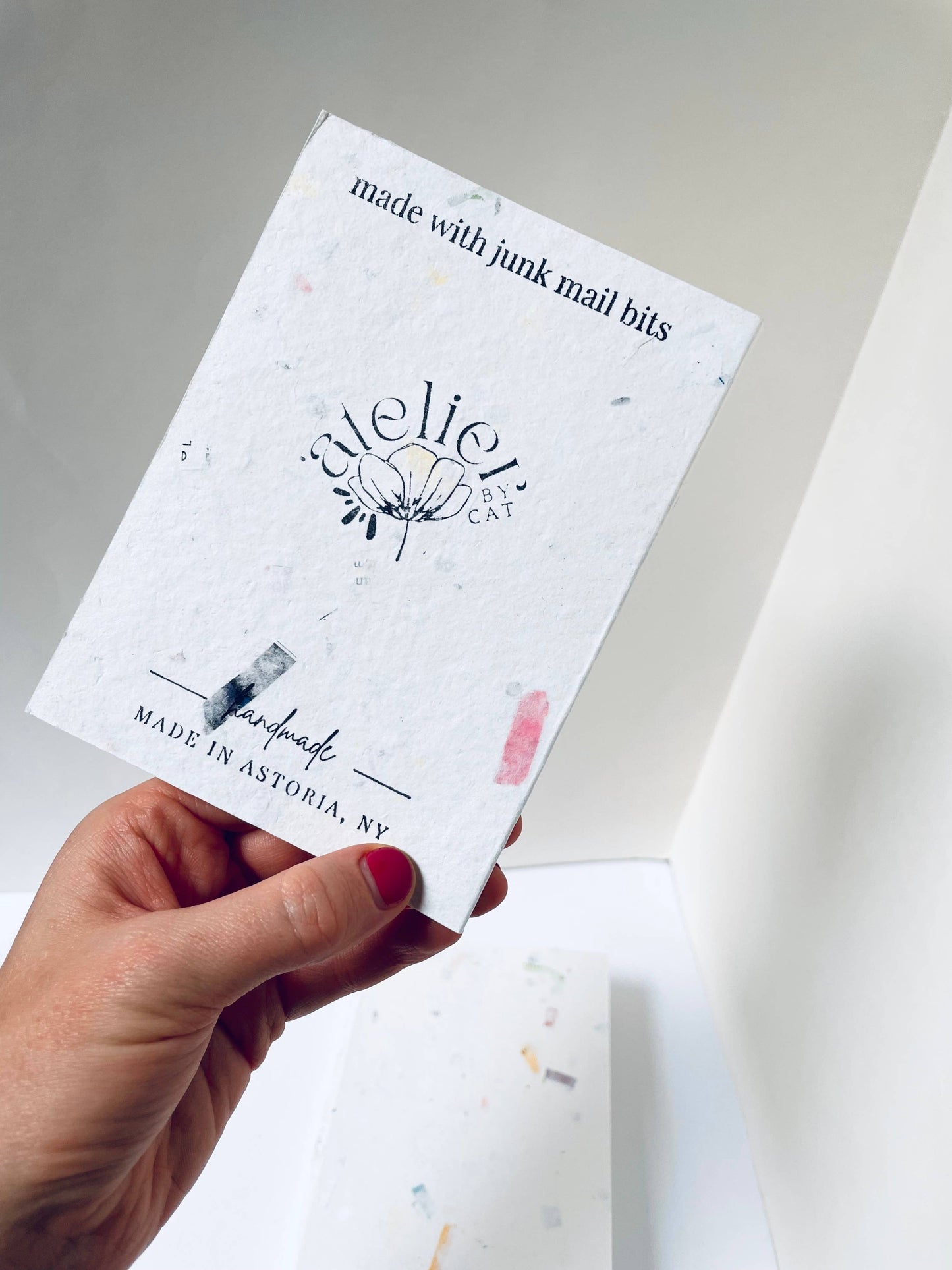 Mini Junk Mail Handmade Notebooks, Eco Friendly Paper Goods
