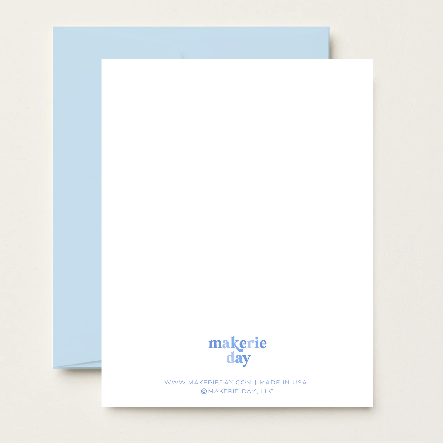 Something Blue - Chinoiserie Wedding Card