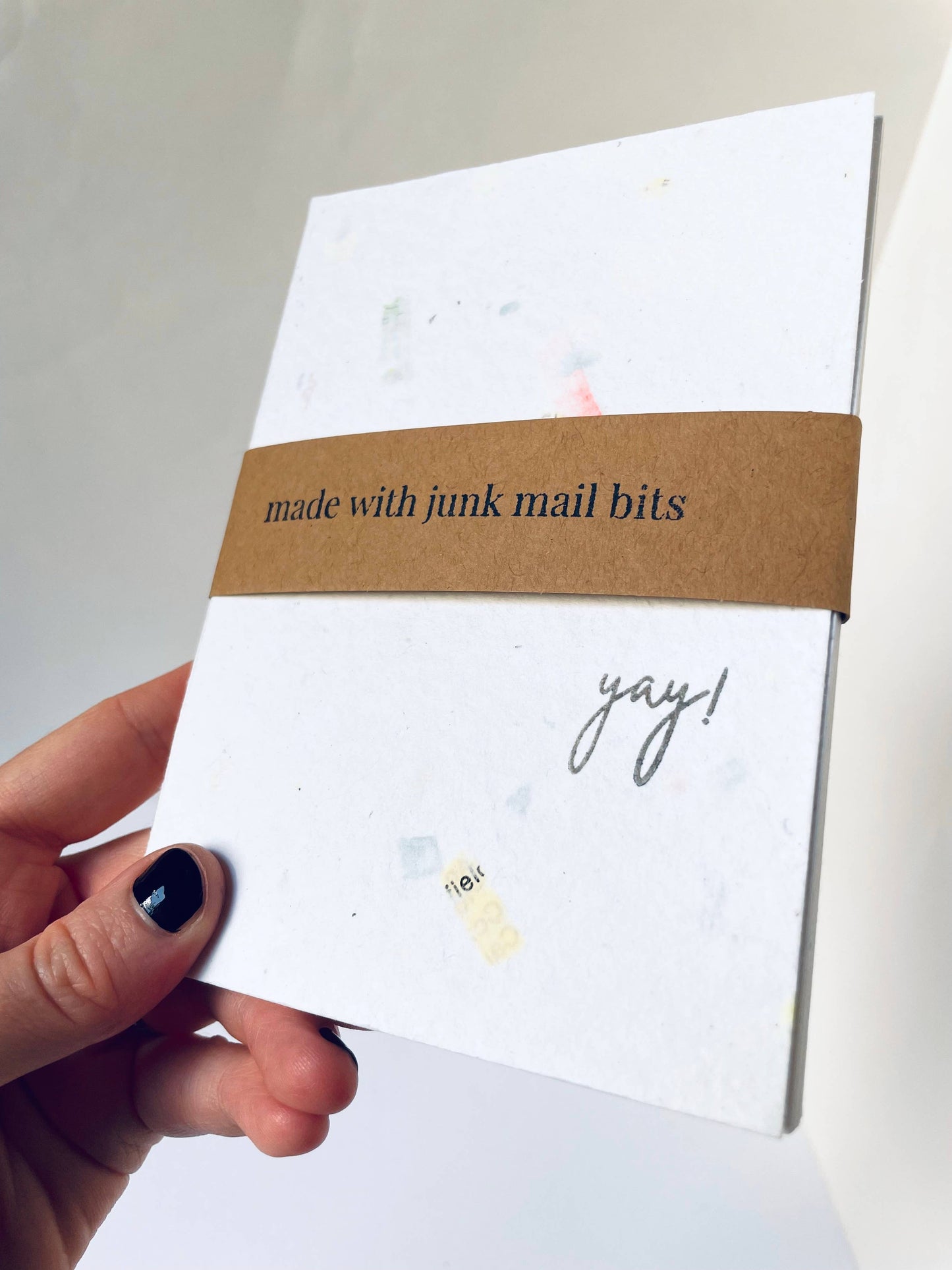 Mini Junk Mail Handmade Notebooks, Eco Friendly Paper Goods
