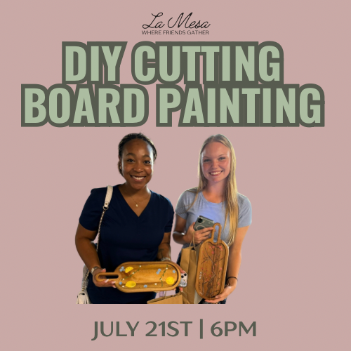DIY Workshop: Cutting Board Painting