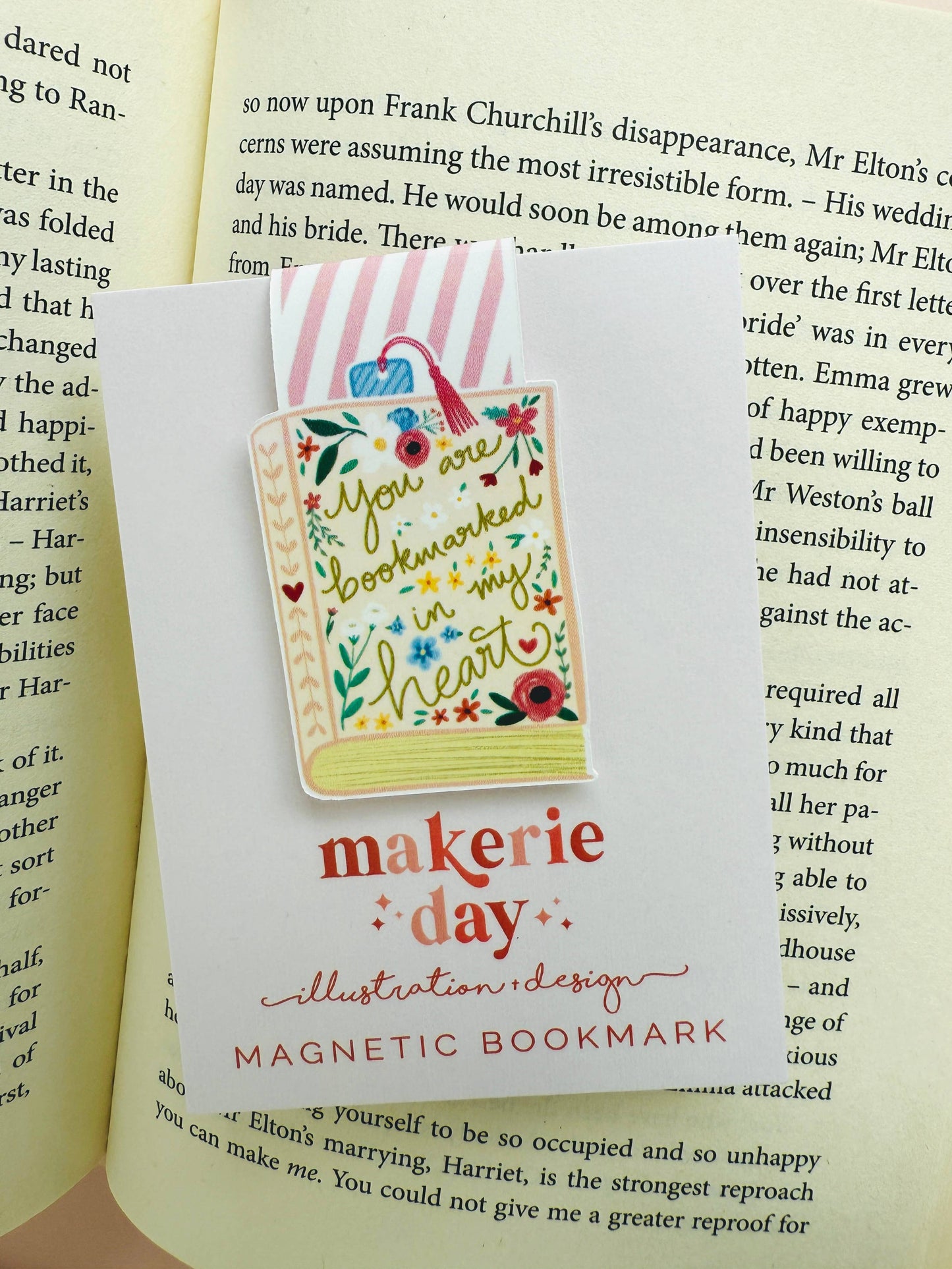 Bookmarked in My Heart Magnetic Bookmark