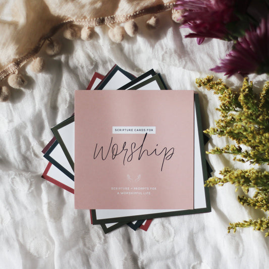 Scripture Cards for Worship Verse Card Set