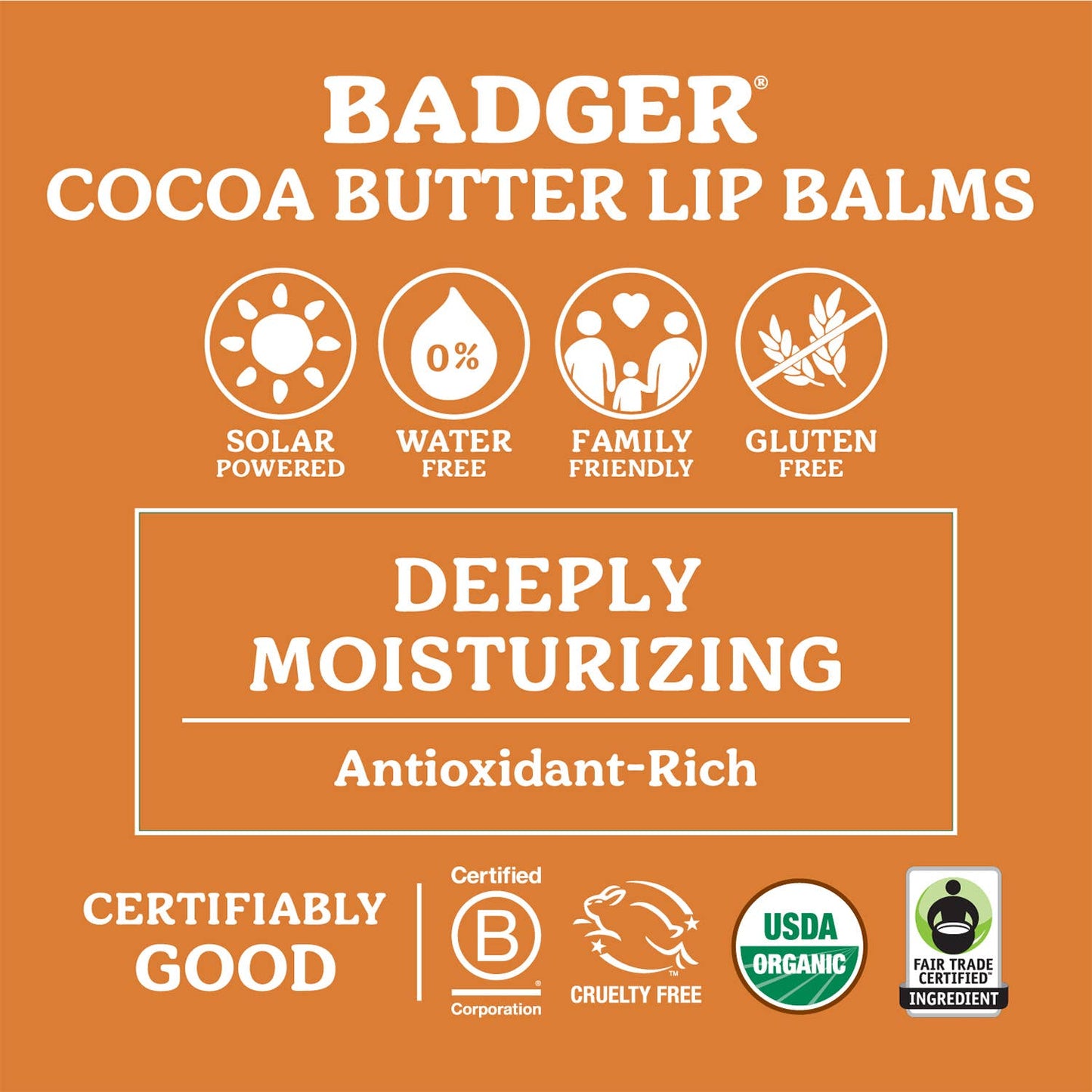 Cocoa Butter Lip Balm - Creamy Cocoa