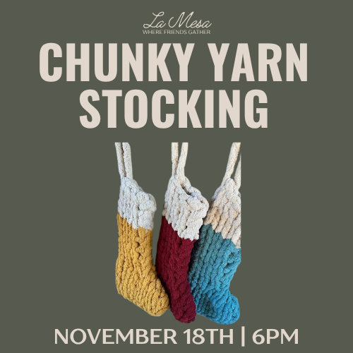 Chunky Yarn Stocking