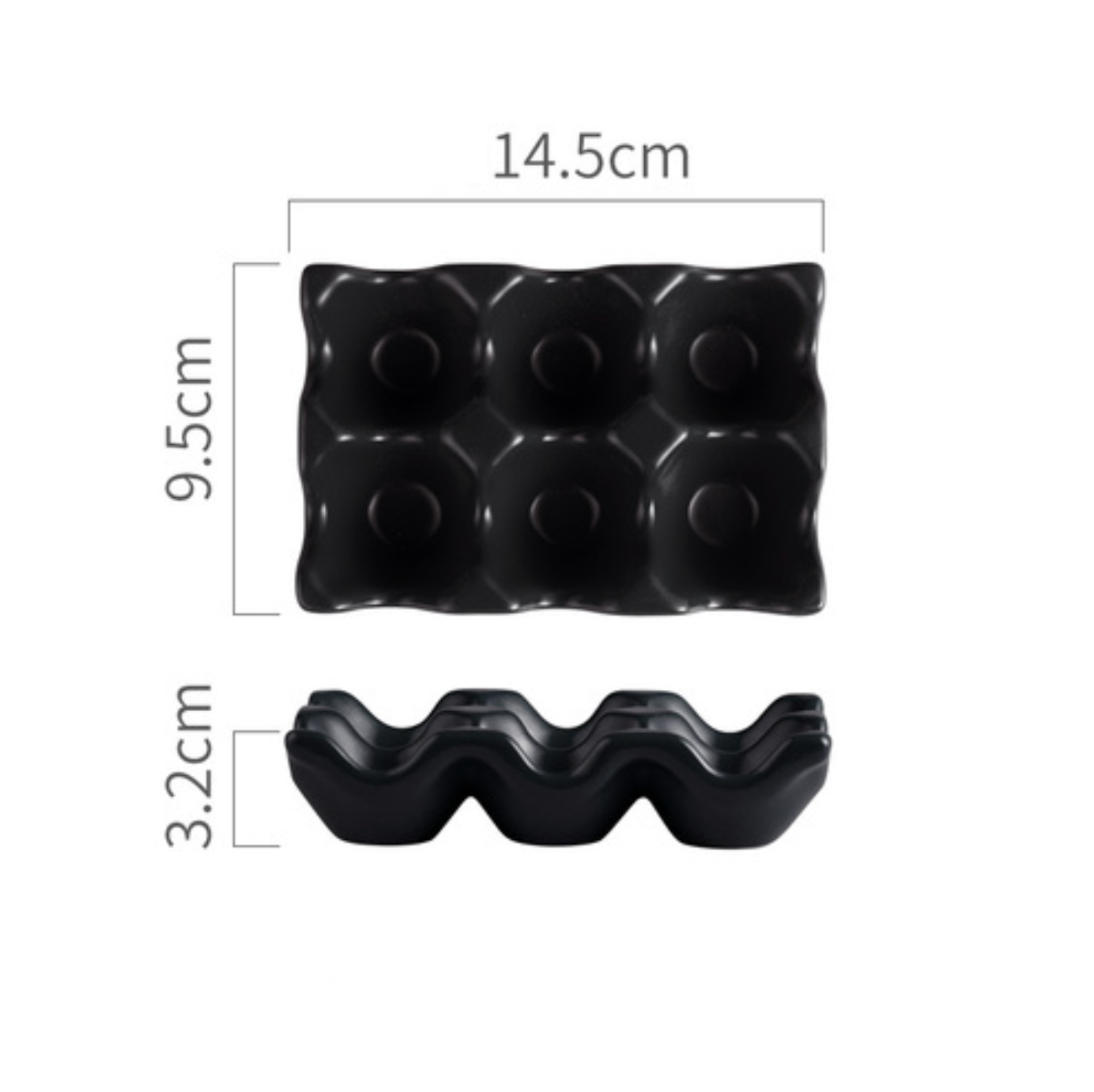Ceramic 6 Grids Egg Holder