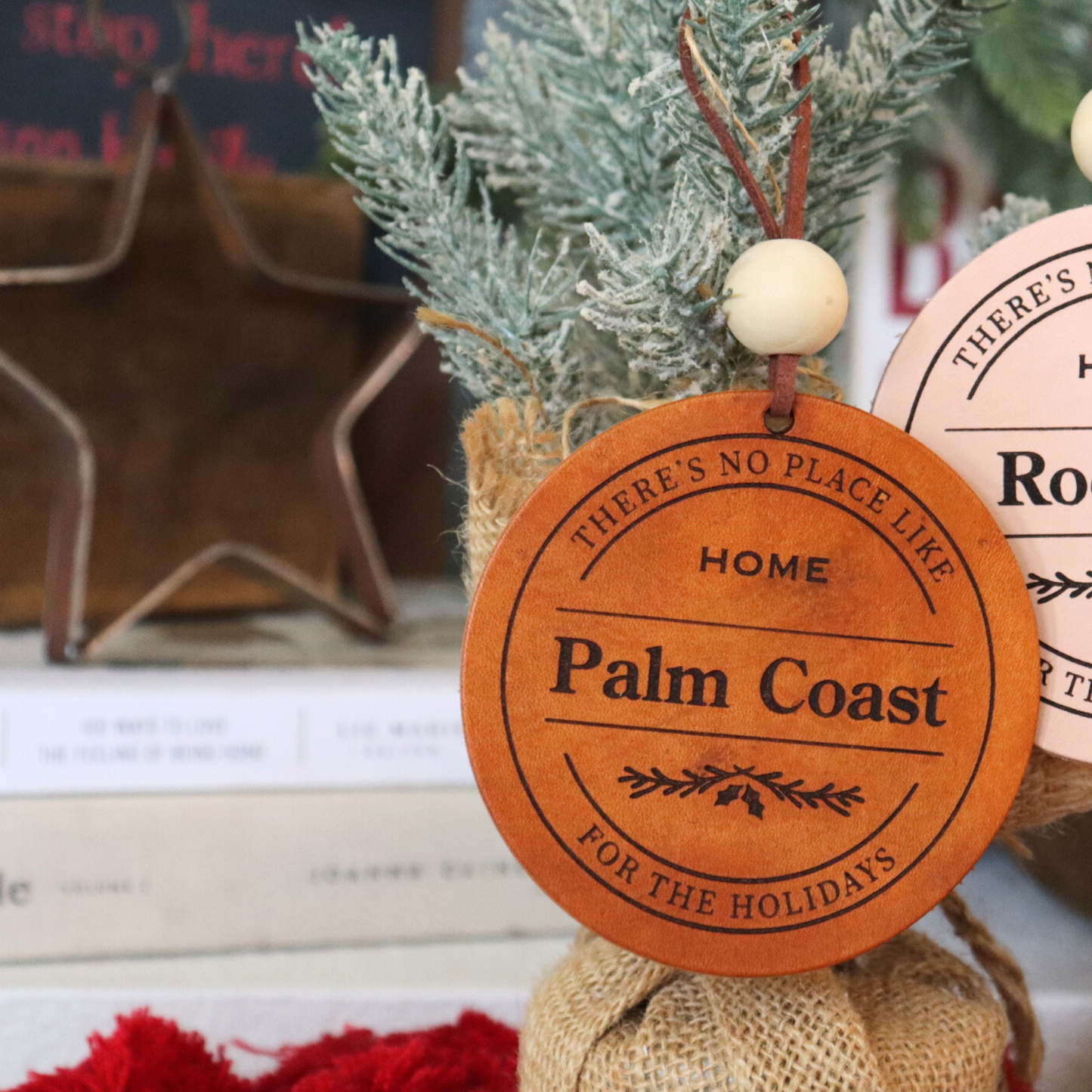 Leather Christmas Ornament - Hodges, SC