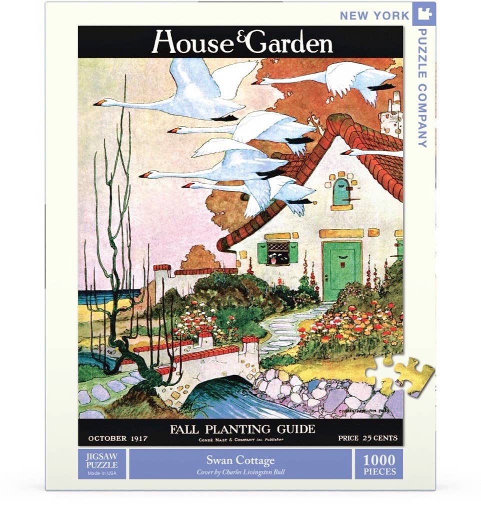 Swan Cottage - 1000 Piece Jigsaw Puzzle