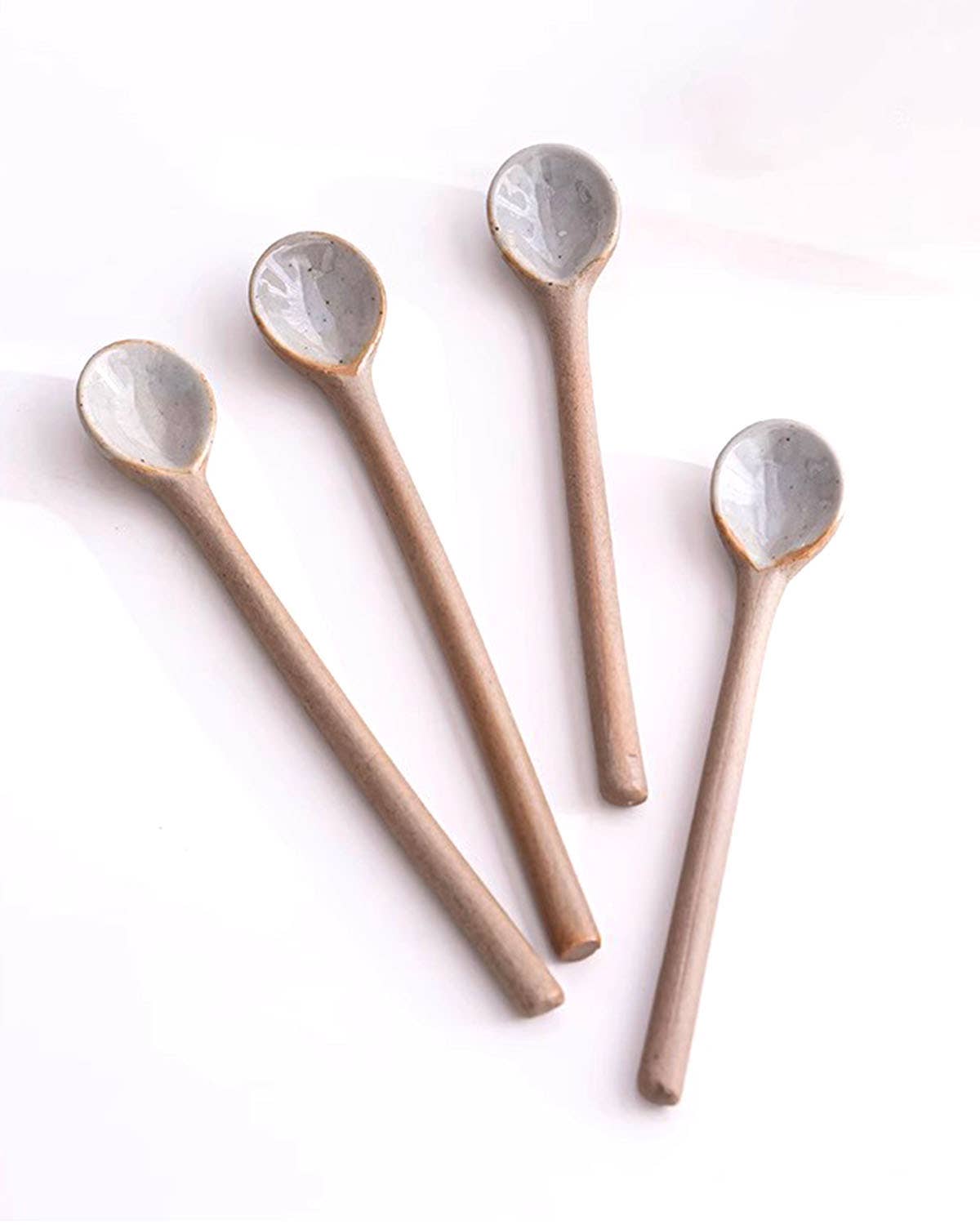 Ceramic Long and Short Spoons