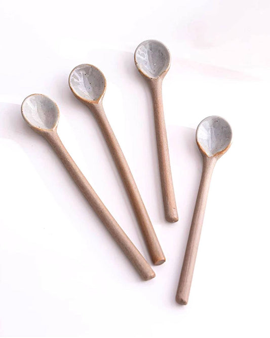 Ceramic Long and Short Spoons
