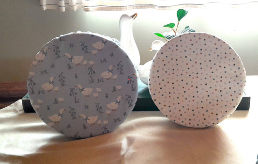 Waterproof Lined XL Bowl Cover ~ Sourdough & Food Storage