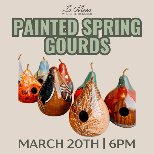 DIY Workshop: Gourd Birdhouses