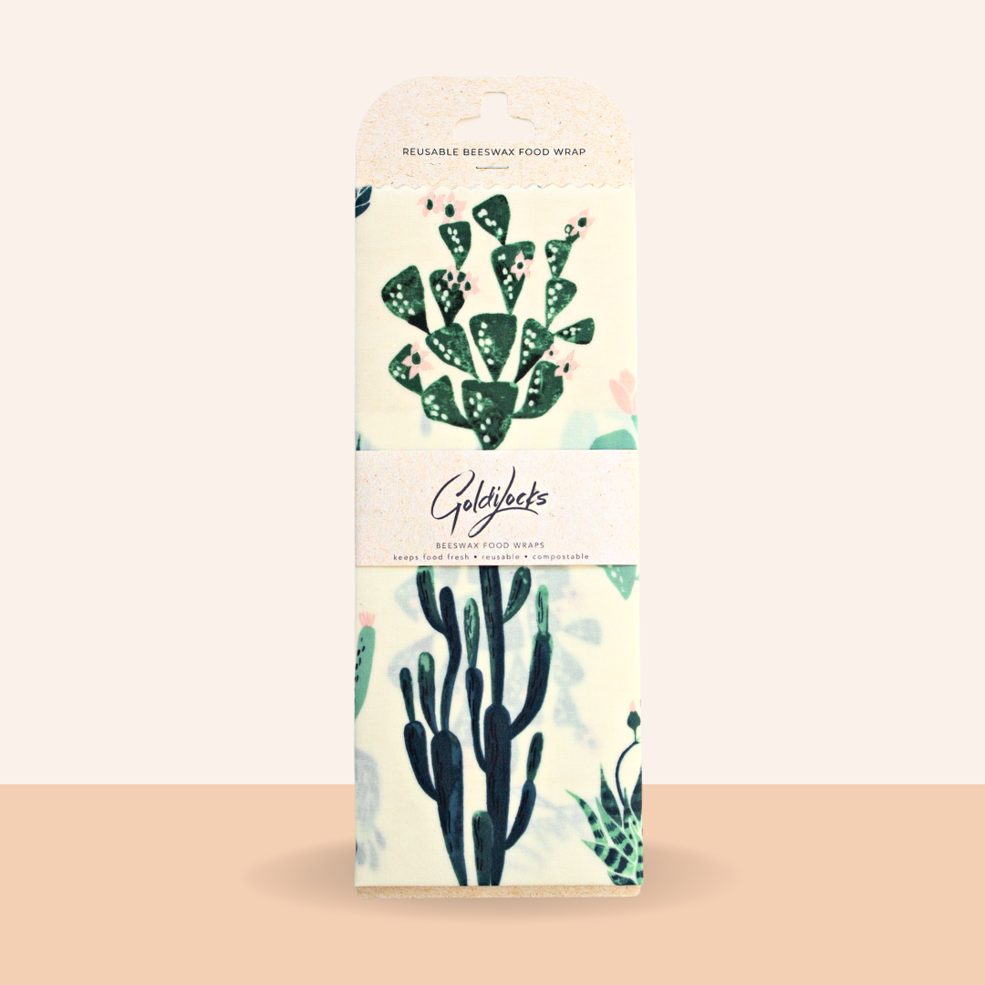 Beeswax Food Wraps: Cacti Extra Large