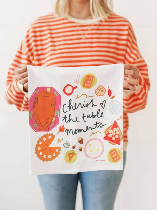 Cherish The Table Moments Flour Sack Towel