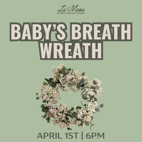 Fresh Baby’s Breath Wreath