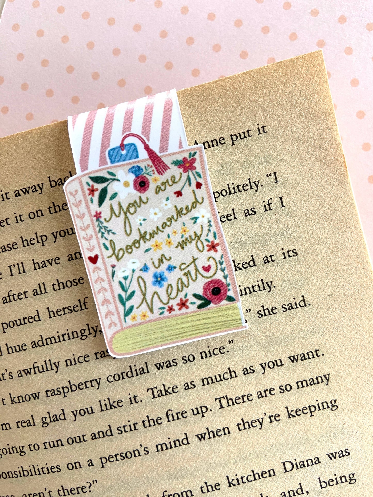 Bookmarked in My Heart Magnetic Bookmark