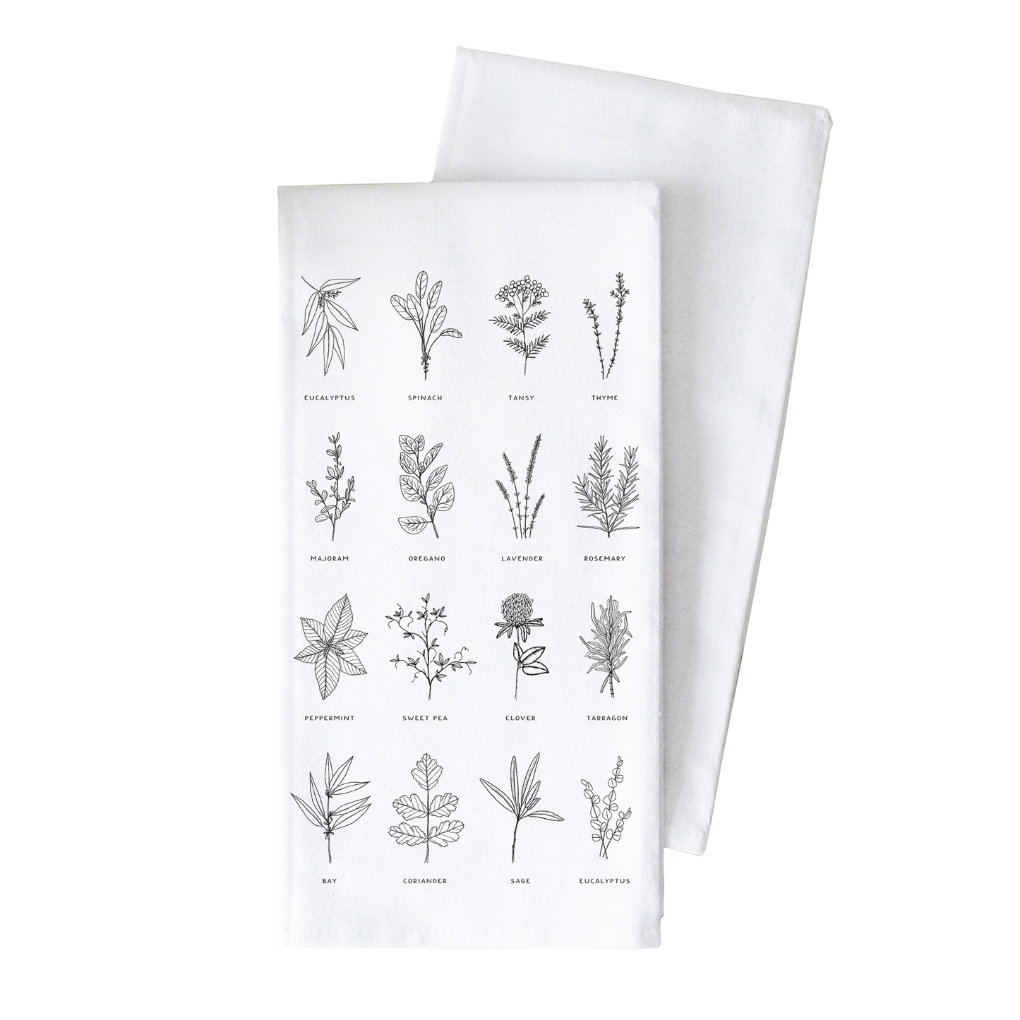 Herbs Tea Towel
