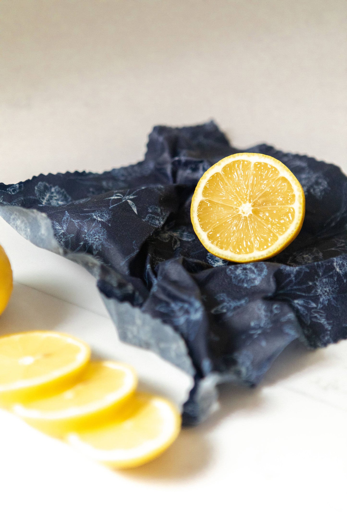 Reusable Beeswax Food Wraps: Vintage Botany Set of 3
