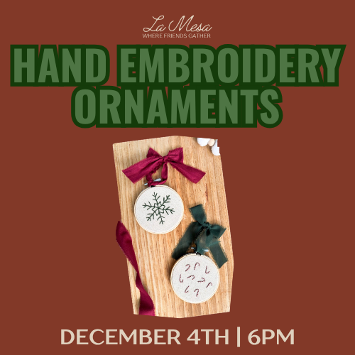 Hand Embroidery Ornaments